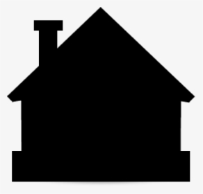 House Silhouette Png Free Download - Black Silhouette Of House, Transparent Png, Transparent PNG