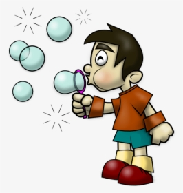 Clipart Blowing Bubbles - Blowing Clipart, HD Png Download, Transparent PNG