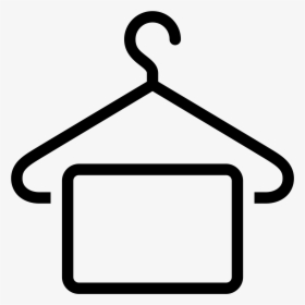 This Logo Is Of A Clothes Hanger, The Hooked Part Facing - Icon Clothes Hanger Png, Transparent Png, Transparent PNG