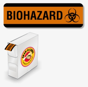 Biohazard Label - Label, HD Png Download, Transparent PNG