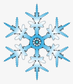 Blue Winter Snowflake Png - Blu Snowflake, Transparent Png, Transparent PNG