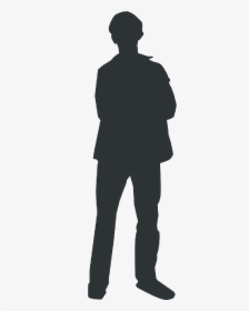 Person Outline Outline Man Silhouette Person Human - Silhouette Outline Of Person, HD Png Download, Transparent PNG