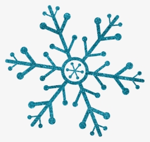Snowflake Glitter Snowflakes Snow Pattern Figure - Clip Art Snow Flake, HD Png Download, Transparent PNG