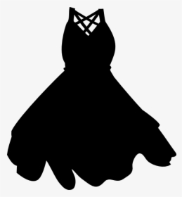 Black Dress Svg Clip Arts - Blue Dress Clip Art, HD Png Download, Transparent PNG