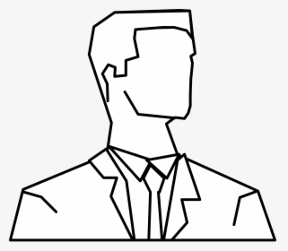 Transparent Person Outline Png - Man Drawing Outline, Png Download, Transparent PNG
