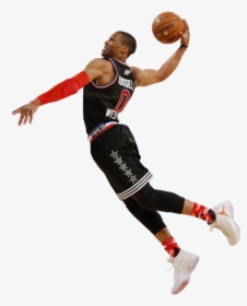 Russell Westbrook Dunk Png - Russell Westbrook Png, Transparent Png, Transparent PNG