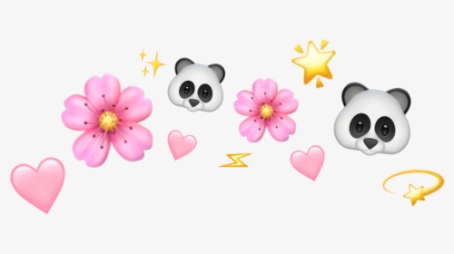 Emoji Flower Crown Png, Transparent Png, Transparent PNG