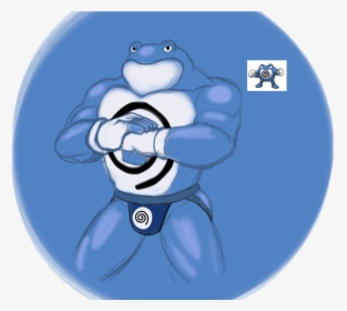Here, Have An Anthro Poliwrath, While We Re At It - Muscle Poliwrath, HD Png Download, Transparent PNG