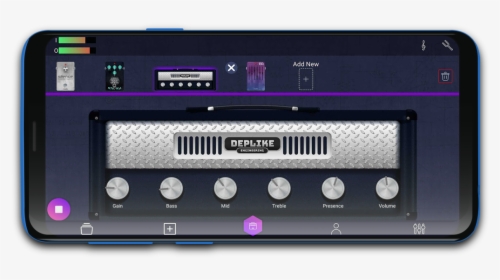 Deplike Guitar Effects App - Guitar Effect Apps For Android, HD Png Download, Transparent PNG