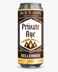 Jack S Abby Private Rye Kellerbier - Jack's Abby Heavy Trommel, HD Png Download, Transparent PNG