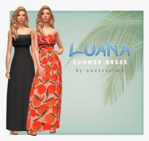 Sims 4 Summer Dress, HD Png Download, Transparent PNG