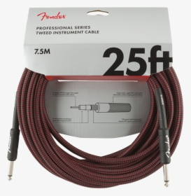 Fender Professional Series Instrument Cable, 25 , Red, HD Png Download, Transparent PNG