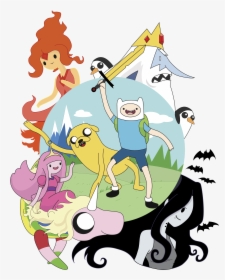 Transparent Adventure Time Characters Png - Cartoon, Png Download, Transparent PNG