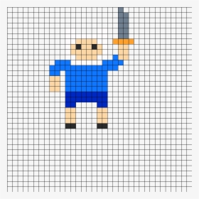 Adventure Time Finn Perler Bead Pattern / Bead Sprite - Fairly Odd Parents Pixel Art, HD Png Download, Transparent PNG