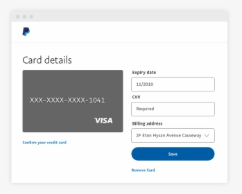 Paypal Debit Card Security Code, HD Png Download, Transparent PNG