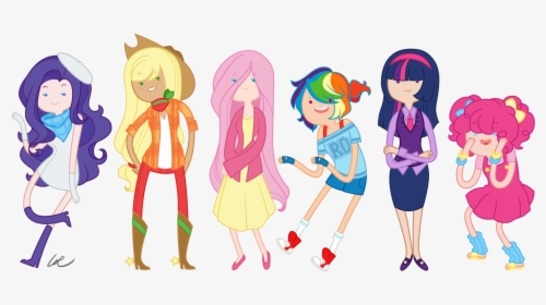Rainbow Dash Pinkie Pie Applejack Rarity Princess Celestia - Adventure Time Female Hair, HD Png Download, Transparent PNG