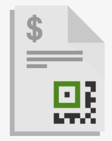 Invoice With Qr Icon, HD Png Download, Transparent PNG