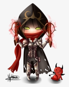Chibi Demon Hunter By Hyldenia - Diablo 3 Demon Hunter Cute, HD Png Download, Transparent PNG