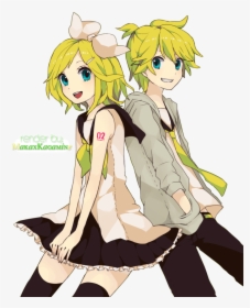 Vocaloid, Kagamine Len, And Kagamine Rin Image - Кагамине Рин И Лен, HD Png Download, Transparent PNG