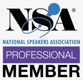 National Speakers Association Professional Member, HD Png Download, Transparent PNG
