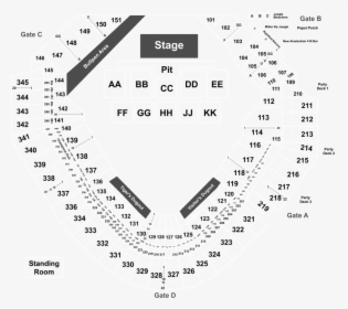 Motley Crue Comerica Park Seating Chart, HD Png Download, Transparent PNG