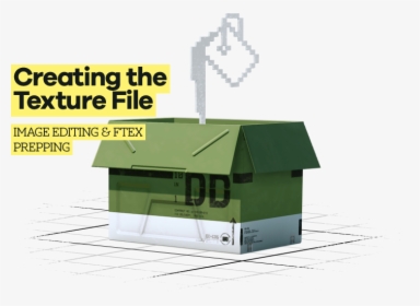 Creating The Texture File - House, HD Png Download, Transparent PNG