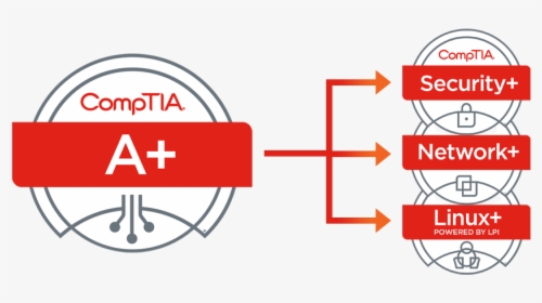 Comptia A Certification Path - Comptia A+, HD Png Download, Transparent PNG