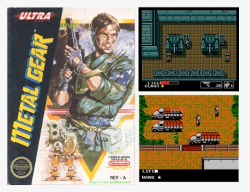 Metal Gear Sol - Metal Gear Nes Cover, HD Png Download, Transparent PNG