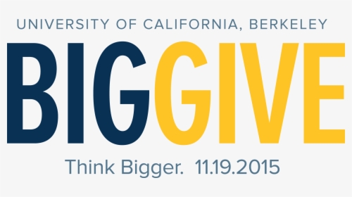 Uc Berkeley Big Give, HD Png Download, Transparent PNG