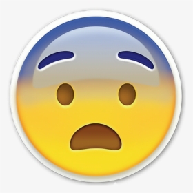 Asustado Emoji Emojis Emoticono Emoticonos Free Emoji - Png Emoji Asombrado, Transparent Png, Transparent PNG