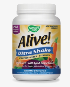 Nature 039 S Way Alive Ultra Shake Vanilla 33 Oz Pwdr - Nature's Way, HD Png Download, Transparent PNG