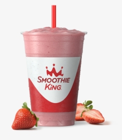 Sk Fitness Gladiator Strawberry With Ingredients - Smoothie King Peanut Power Plus, HD Png Download, Transparent PNG
