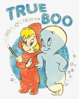 Casper The Friendly Ghost True Boo Men S Regular Fit - Casper The Friendly Ghost Art, HD Png Download, Transparent PNG