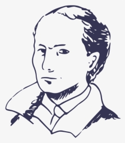 Charles Baudelaire - Sketch, HD Png Download, Transparent PNG