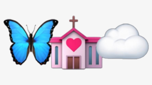 #emoji #emojis #apple #ios #iphone #pack #emojipack - Butterfly Emoji In Iphone, HD Png Download, Transparent PNG