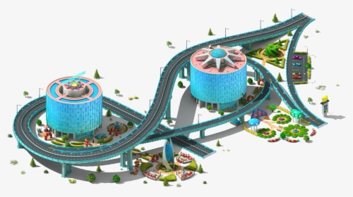 Megapolis Wiki - Roller Coaster, HD Png Download, Transparent PNG