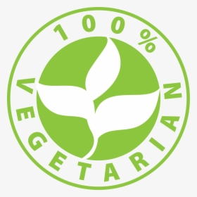 100 Vegetarian Logo Png, Transparent Png, Transparent PNG