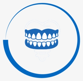 Denture Logo Clipart , Png Download - Black And White Dentures, Transparent Png, Transparent PNG