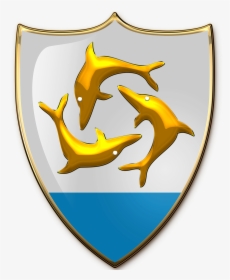 Medieval Coat Of Arms Dolphins, HD Png Download, Transparent PNG
