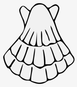 Complete Guide To Heraldry Line Art Conchiglia - Scallop Heraldry, HD Png Download, Transparent PNG