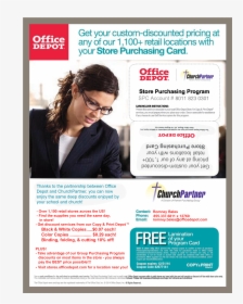 Office Depot Credit Card - Office Depot Store Purchasing Card For Teachers, HD Png Download, Transparent PNG