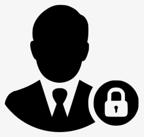 Businessman Safe Secure Protected User Lock Person - Customer Lifetime Value Icon, HD Png Download, Transparent PNG