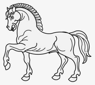 Horse Passant Heraldry , Png Download - Heraldic Horse Passant, Transparent Png, Transparent PNG