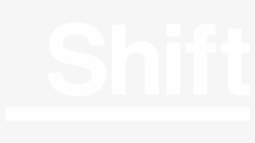 Shift Logo Wht - Black-and-white, HD Png Download, Transparent PNG