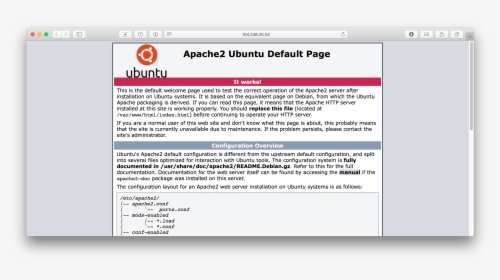 The Apache Default Page - Apache Default Page Https, HD Png Download, Transparent PNG