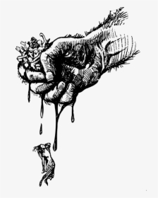 Work Of Art Black And White Watercolor Painting Death - Oppression Clipart, HD Png Download, Transparent PNG