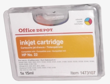 Office Depot Compatible Hp No 22 Inkjet Cartridge - Gadget, HD Png Download, Transparent PNG