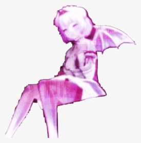 #angel #devil #glowing #glow #purple #anime #cyber - Bladee Edit, HD Png Download, Transparent PNG