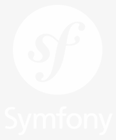 Symfony Logo In White Color And Horizontal Orientation - Symfony Logo Png White, Transparent Png, Transparent PNG