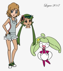 Serena To Mallow - Mallow And Serena, HD Png Download, Transparent PNG